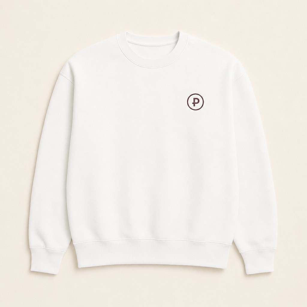 The Crewneck — White